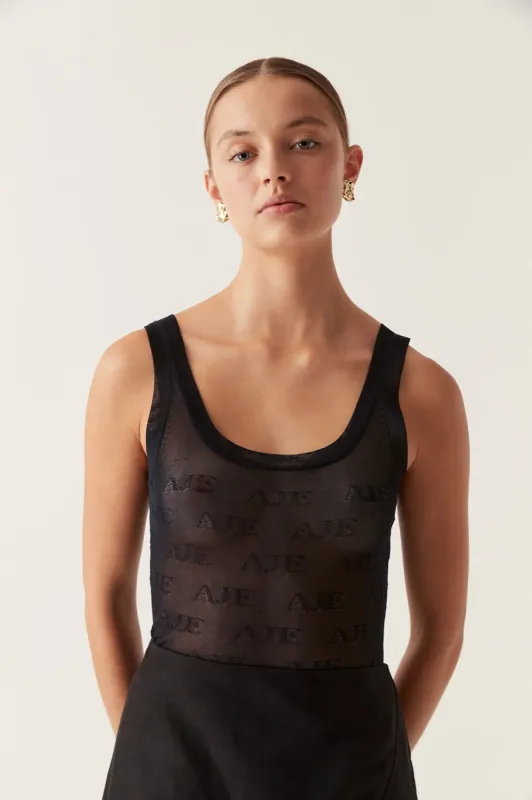 Method Logo Scoop Neck Tank sold by Aje