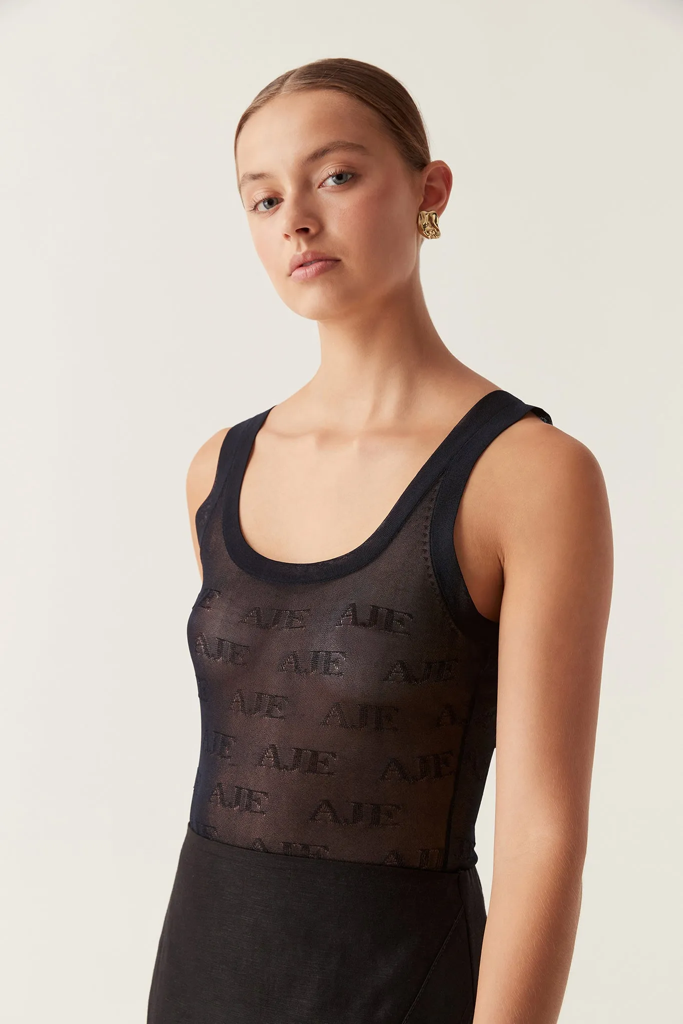 Method Logo Scoop Neck Tank sold by Aje product image thumbnail 3