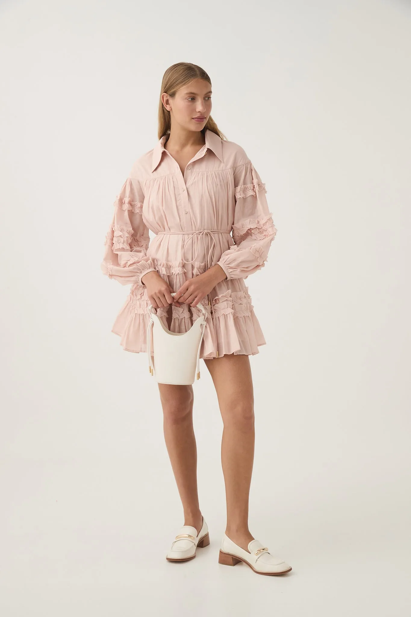 Pastiche Tiered Mini Dress sold by Aje product image thumbnail 5