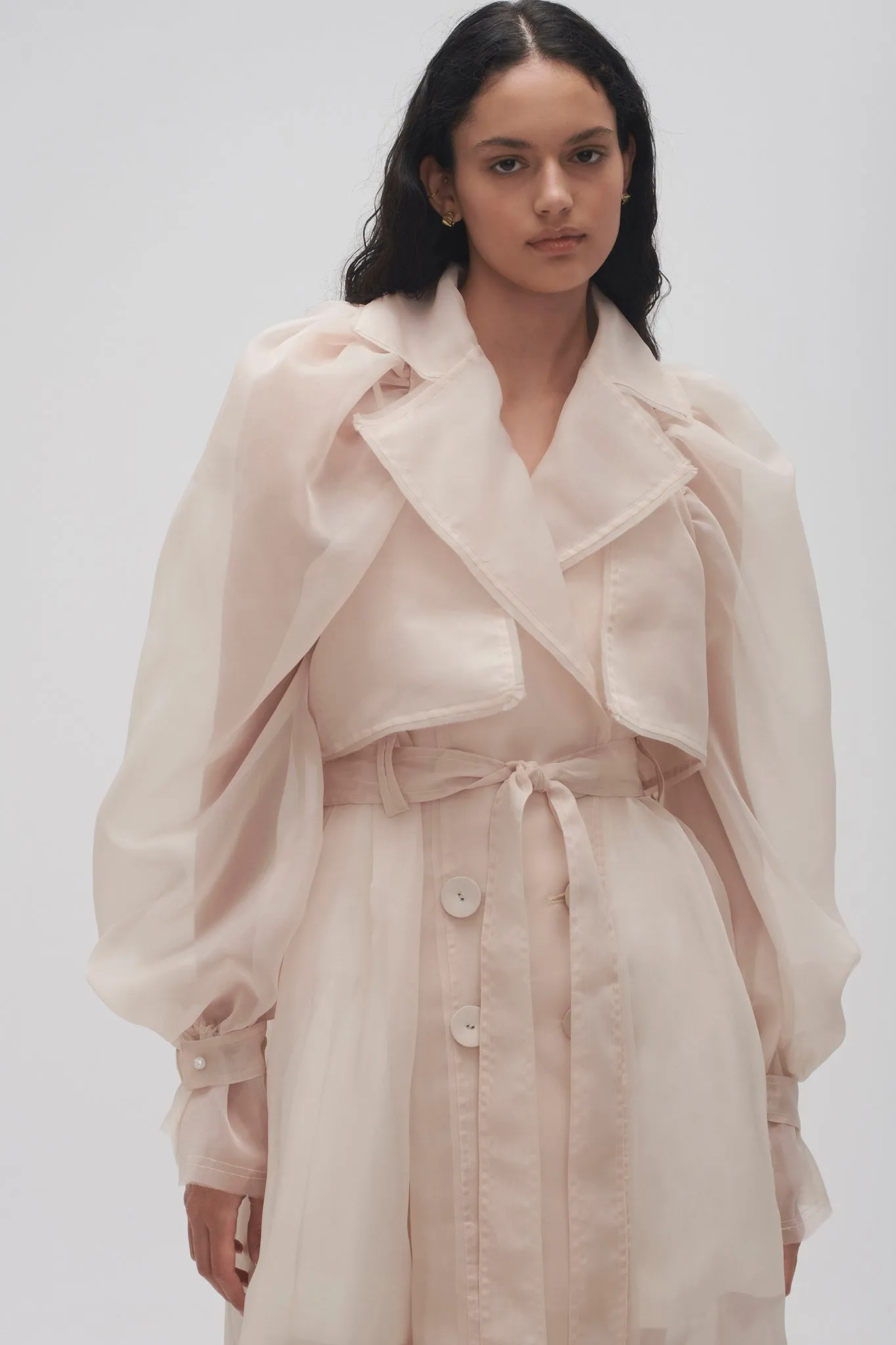 Roxanne Organza Trench Coat sold by Aje product image thumbnail 3