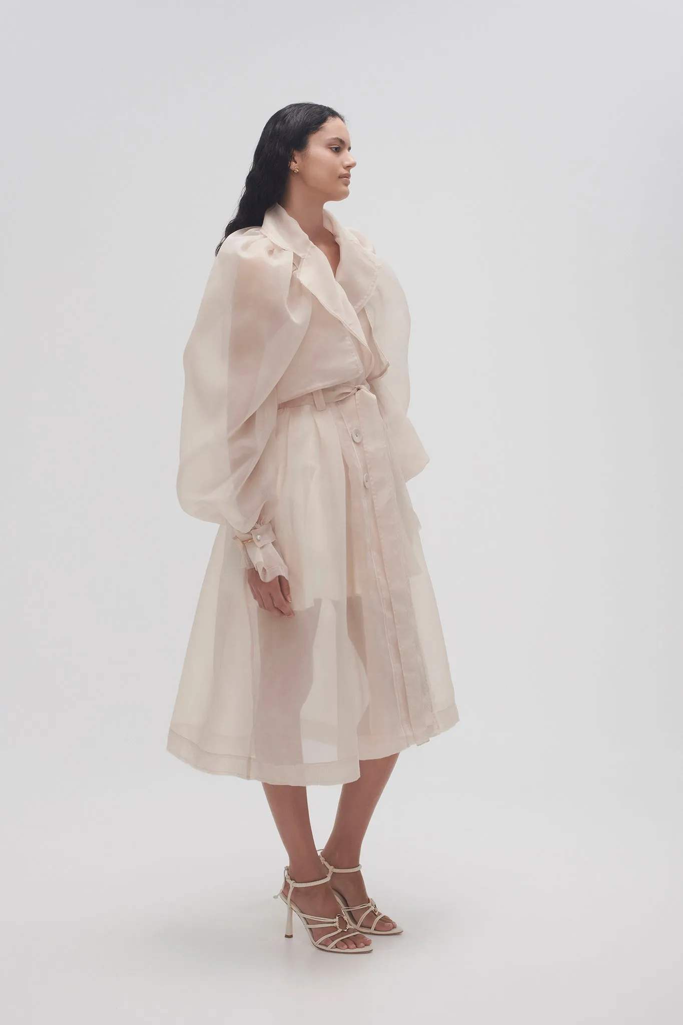 Roxanne Organza Trench Coat sold by Aje product image thumbnail 4
