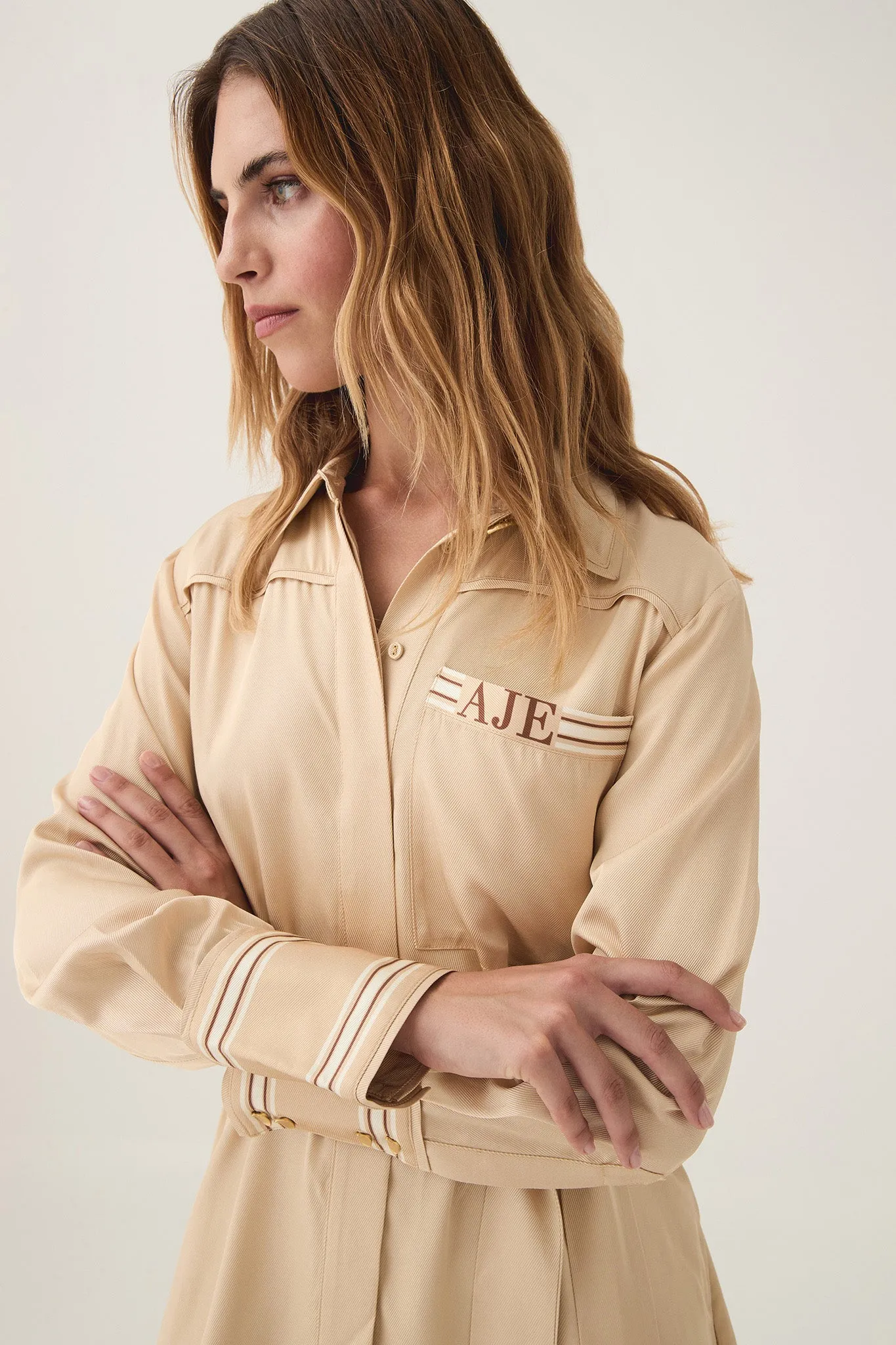 Enfilade Logo Mini Dress sold by Aje product image thumbnail 4