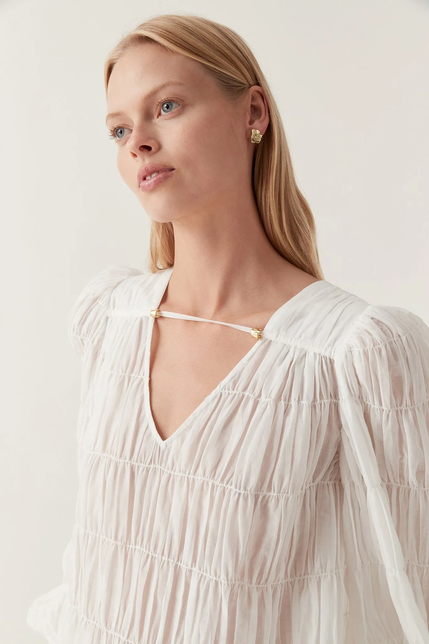 Evelina Ruched Blouse sold by Aje product image thumbnail 4
