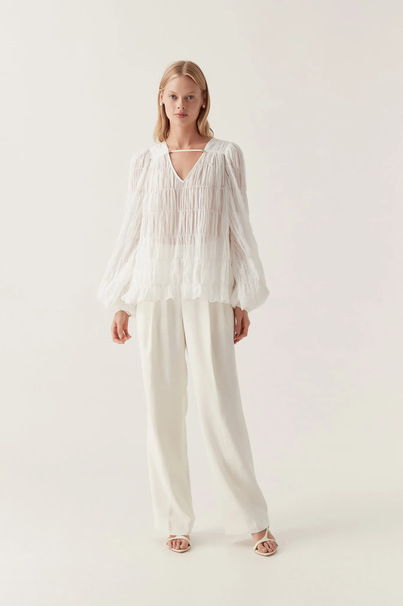 Evelina Ruched Blouse sold by Aje product image thumbnail 5