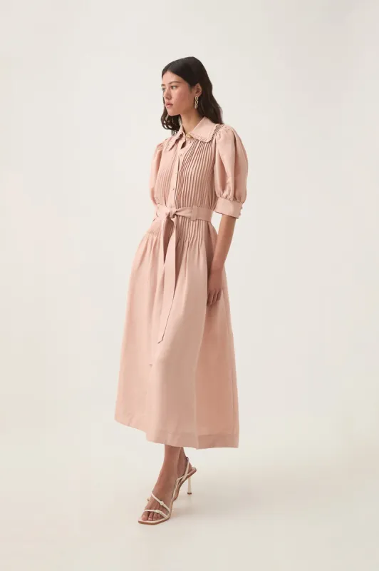 Madeleine Belted Midi Dress sold by Aje