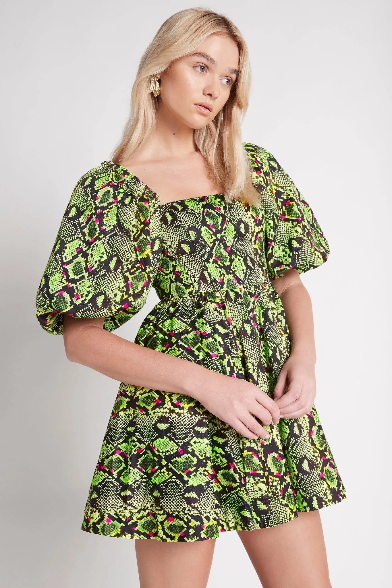 Serpentine Corset Mini Dress sold by Aje