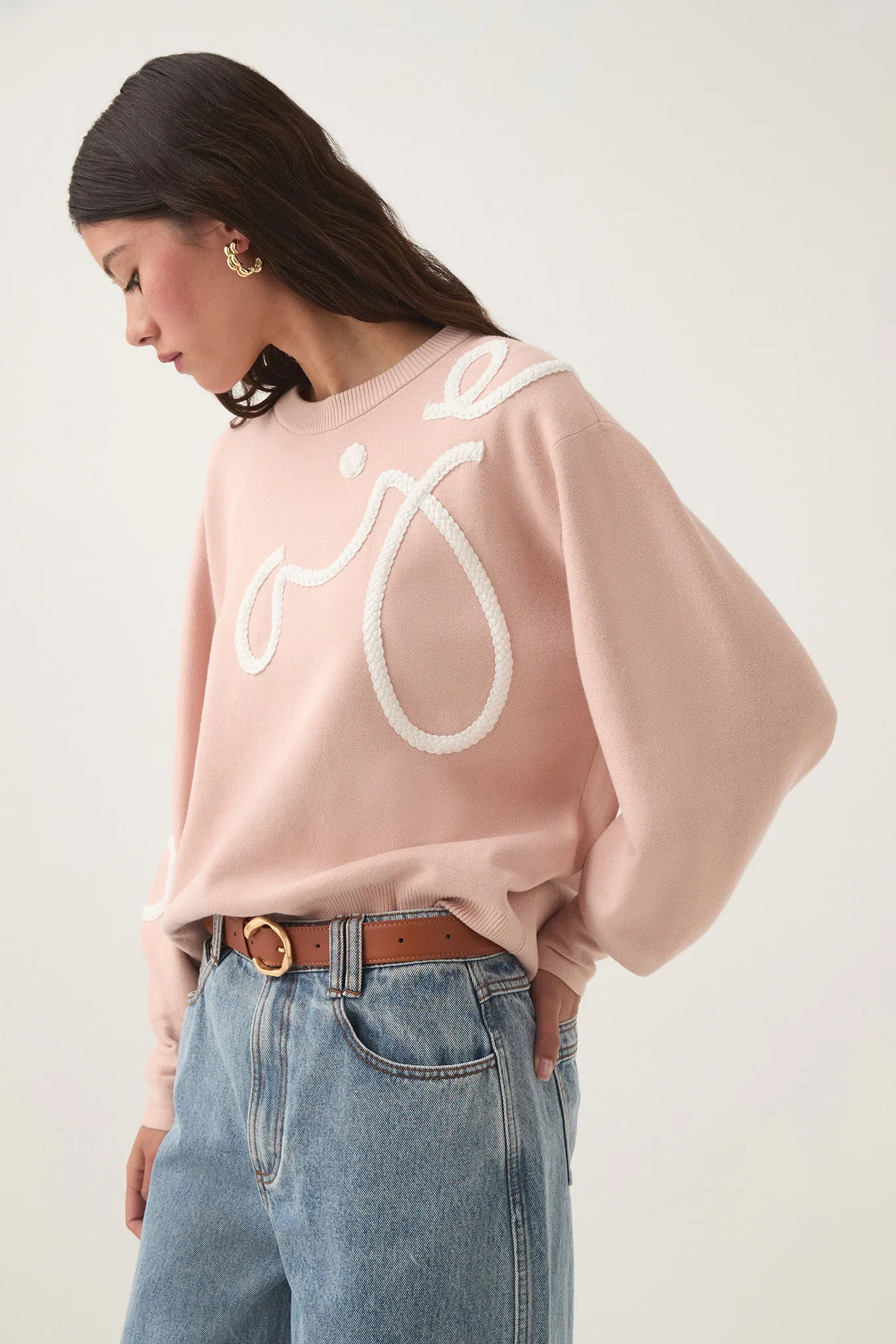 Symbol Calligraphy Knit Jumper sold by Aje product image thumbnail 4
