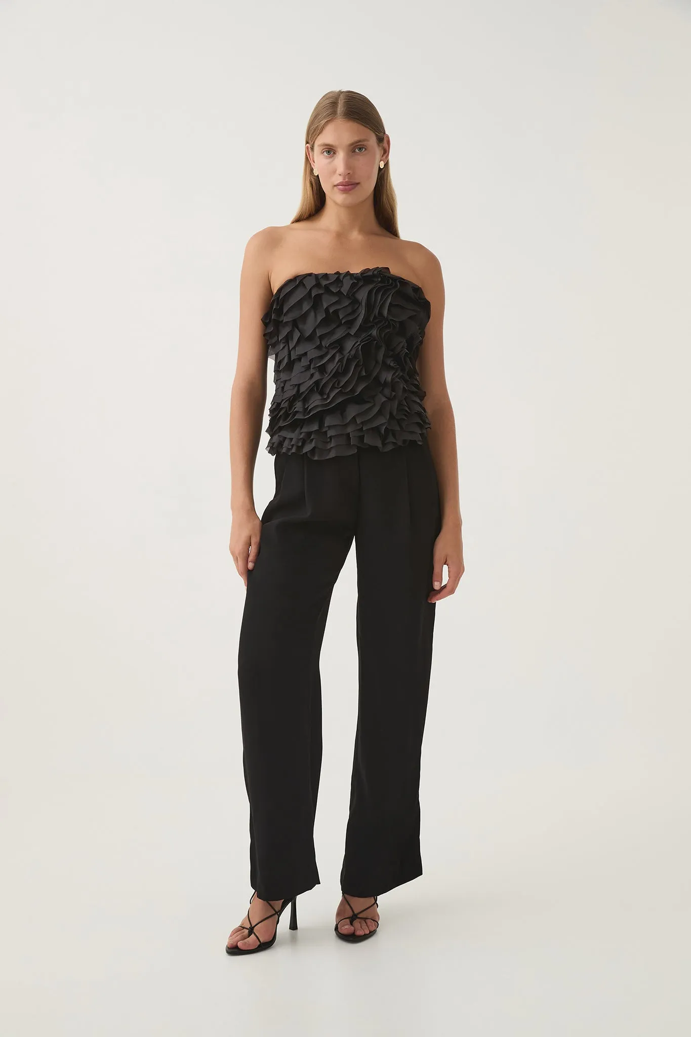 Charmed Rosette Ruffle Bustier sold by Aje product image thumbnail 3