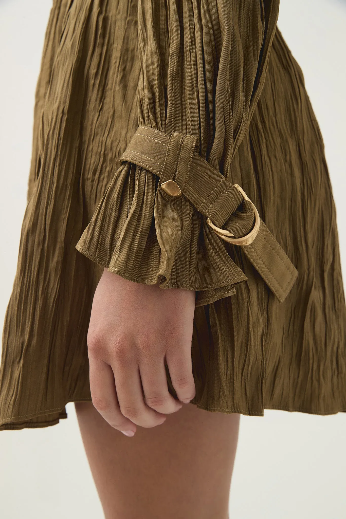 Bays Crushed Pleat Mini Dress sold by Aje product image thumbnail 4