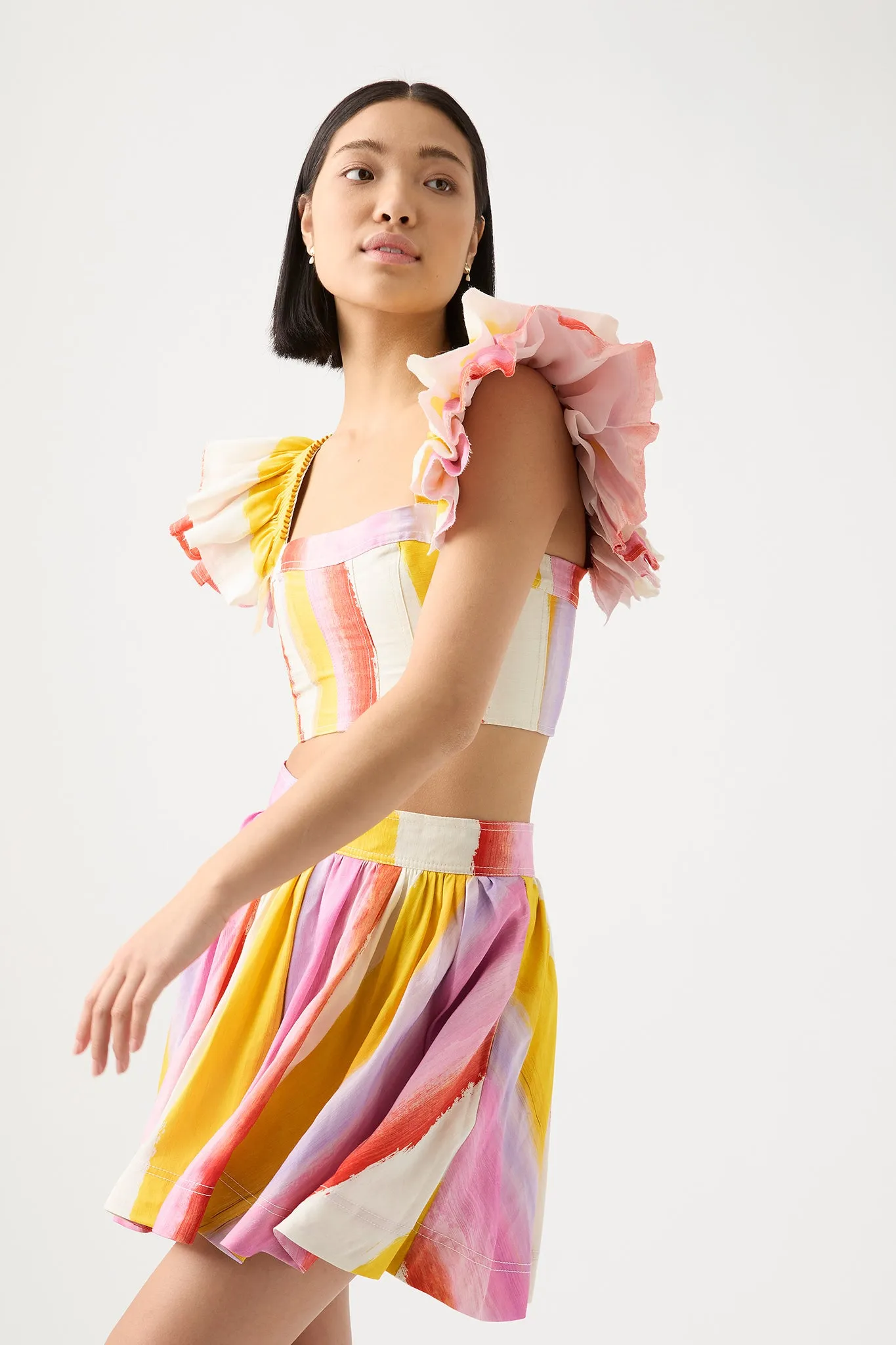 Imagination Frill Sleeve Top sold by Aje product image thumbnail 5