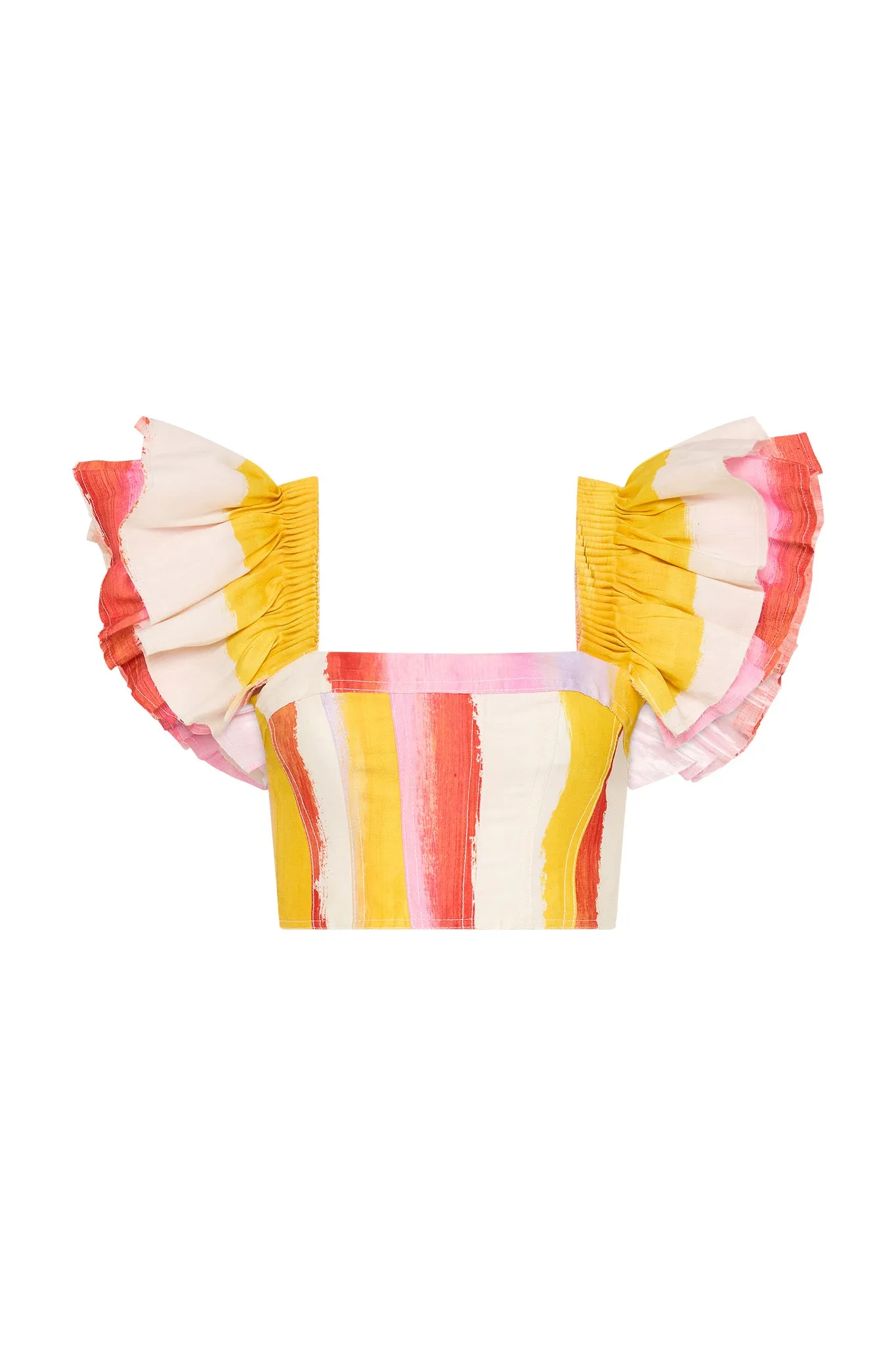 Imagination Frill Sleeve Top sold by Aje product image thumbnail 2