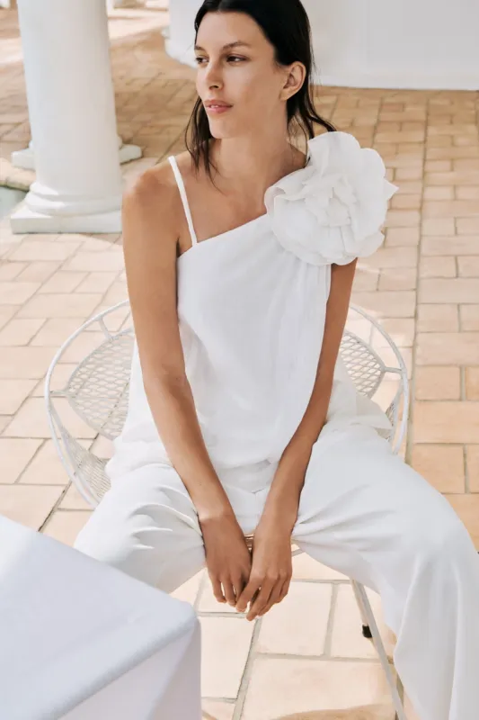 Quintessa Flower Top sold by Aje