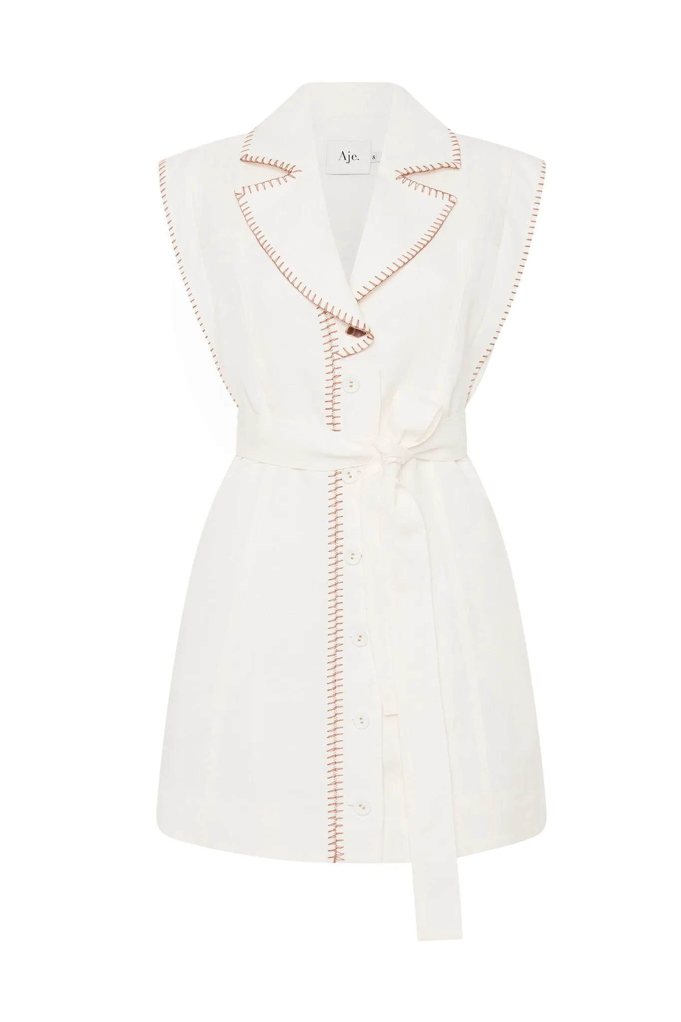Sahira Barbstitch Mini Dress sold by Aje product image thumbnail 2
