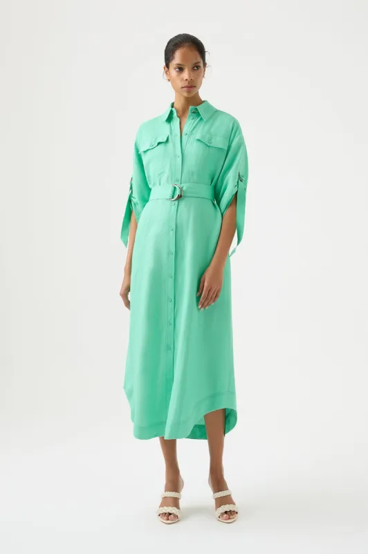 Signal Shirt Midi Dress sold by Aje