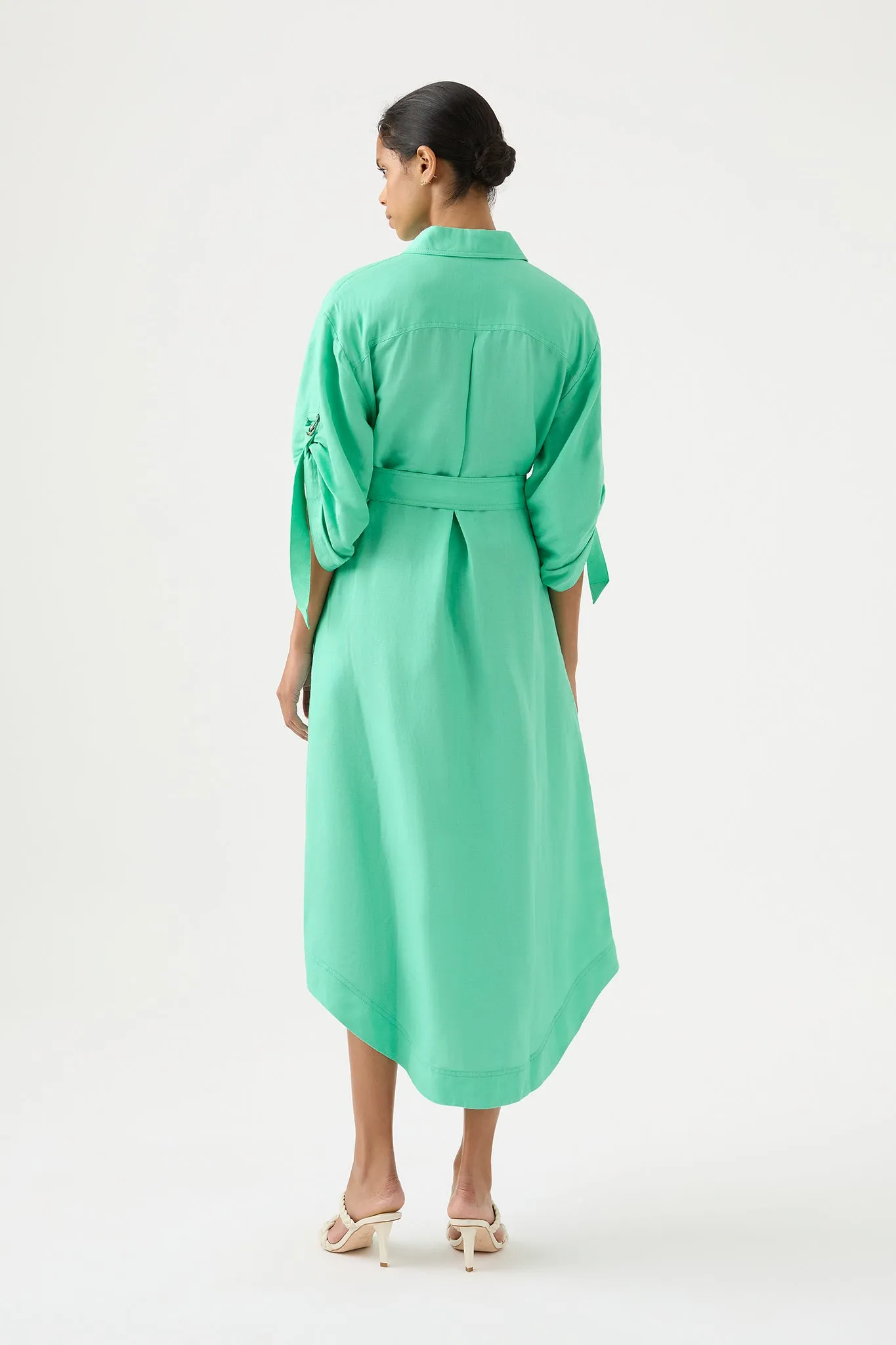 Signal Shirt Midi Dress sold by Aje product image thumbnail 5