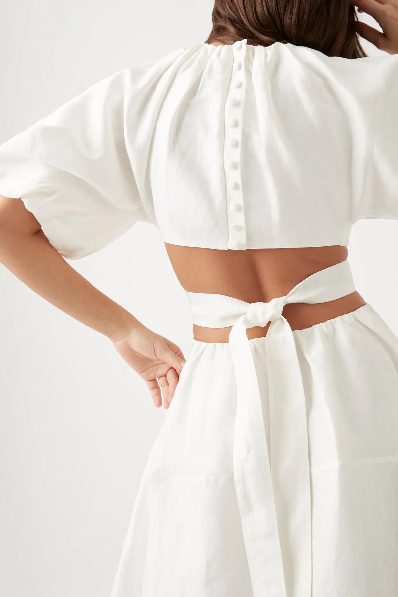 Mimosa Cut Out Midi Dress sold by Aje product image thumbnail 5