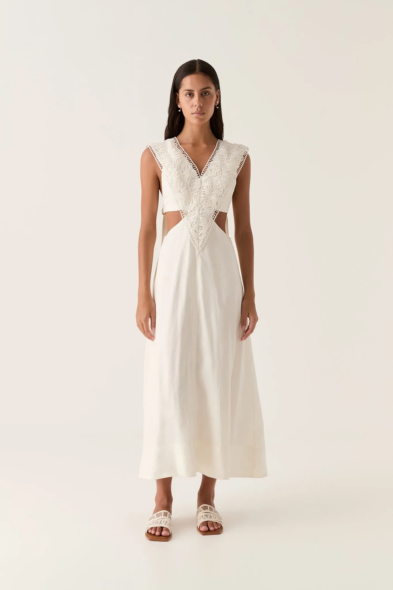 Spirit Belted Midi Dress sold by Aje