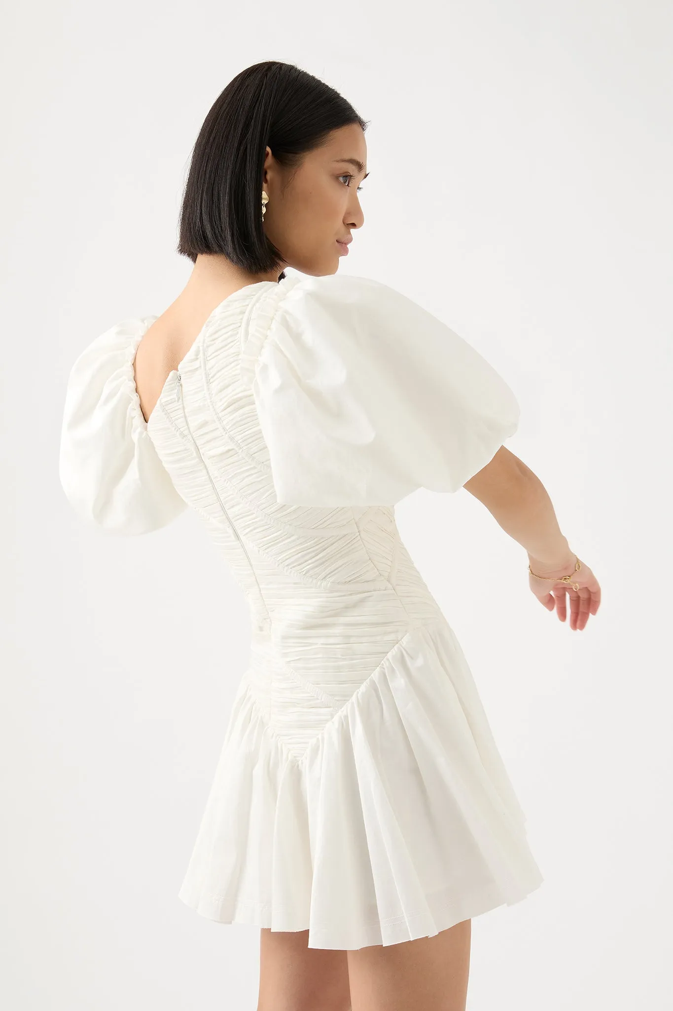 Dawn Drawstring Mini Dress sold by Aje product image thumbnail 4