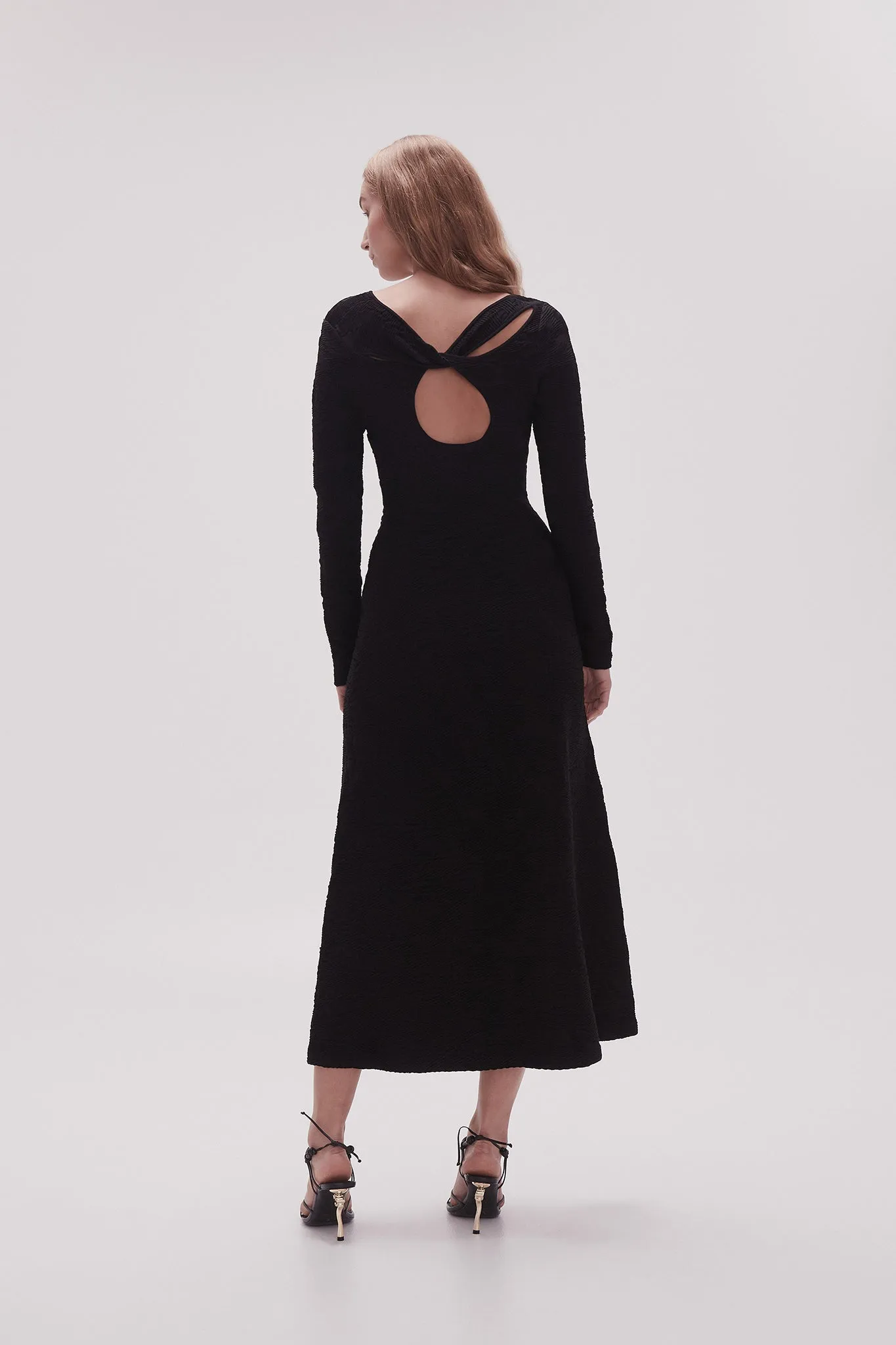 Celeste Twist Knit Midi Dress sold by Aje product image thumbnail 5