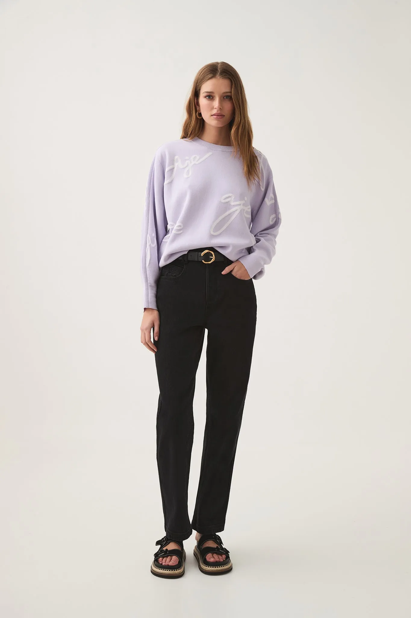 Resemblance Logo Knit sold by Aje product image thumbnail 3