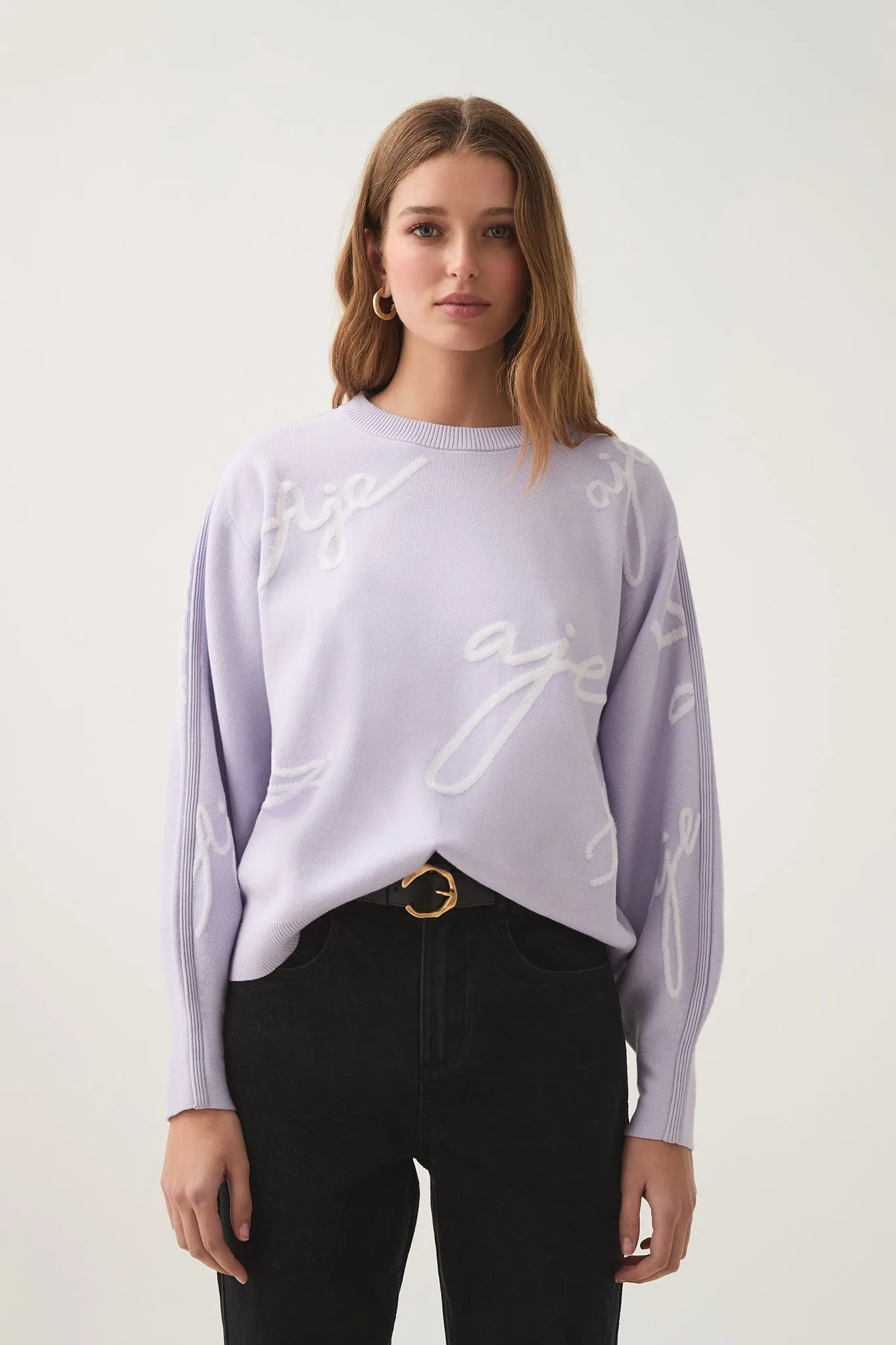 Resemblance Logo Knit sold by Aje product image thumbnail 5