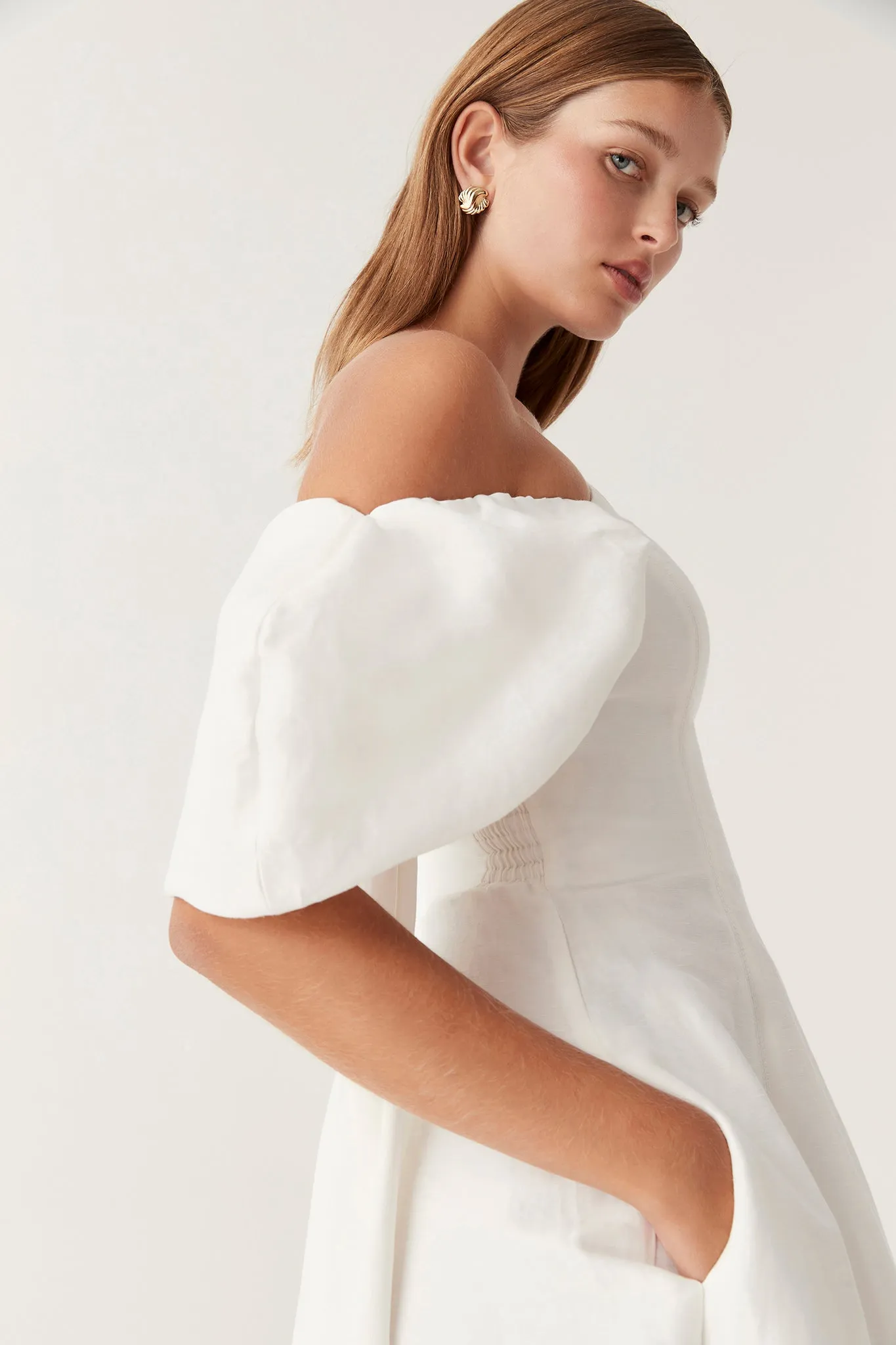 Arista Tulip Sleeve Midi Dress sold by Aje product image thumbnail 4