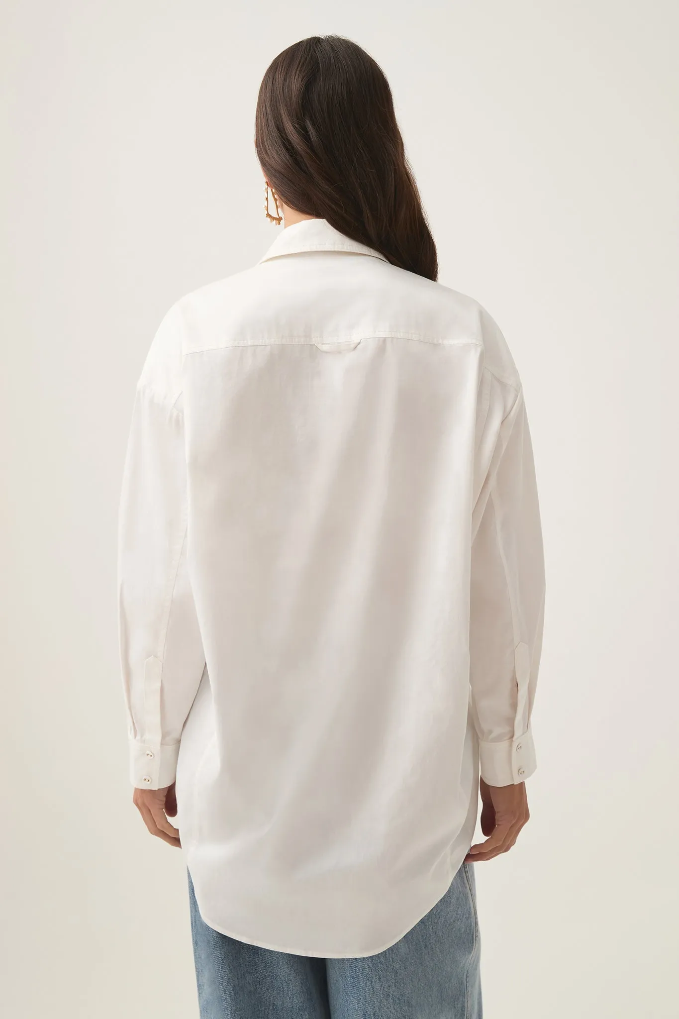 Jacqueline Oversized Logo Shirt sold by Aje product image thumbnail 5