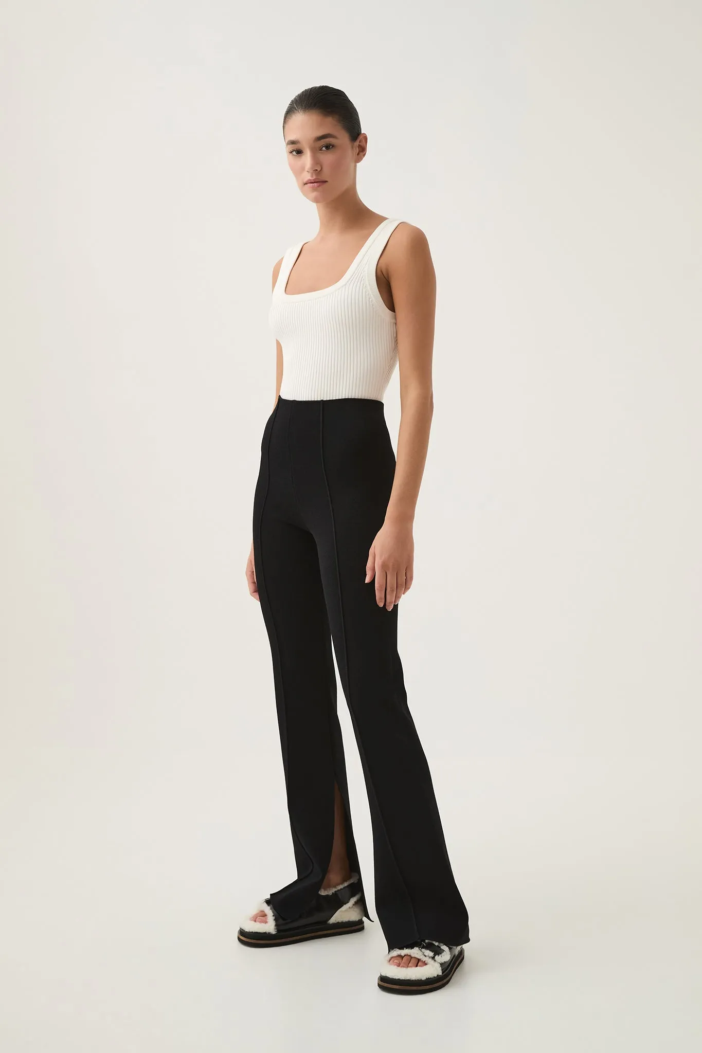 Isobel Split Hem Knit Pant sold by Aje product image thumbnail 3