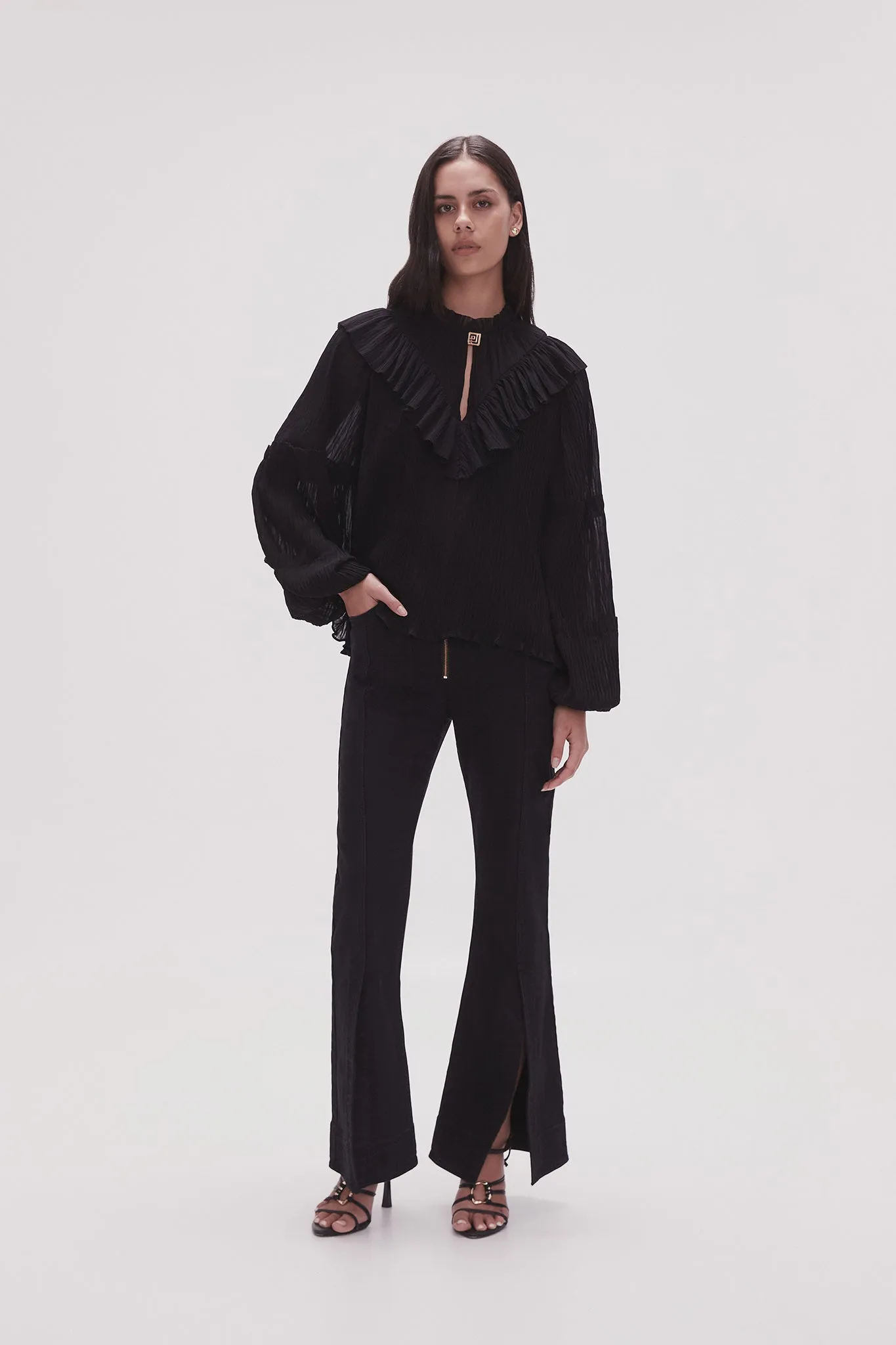 Robyn Pleated Blouse sold by Aje product image thumbnail 3