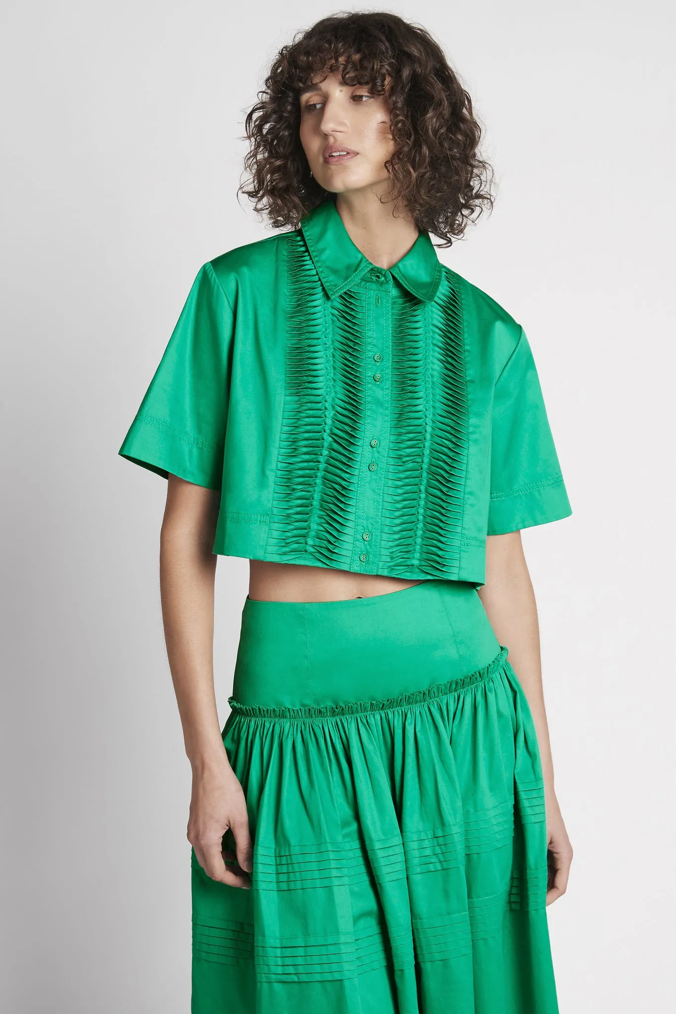Tidal Tucked Cropped Top sold by Aje product image thumbnail 3