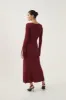 Zeitgeist Knit Midi Dress sold by Aje
