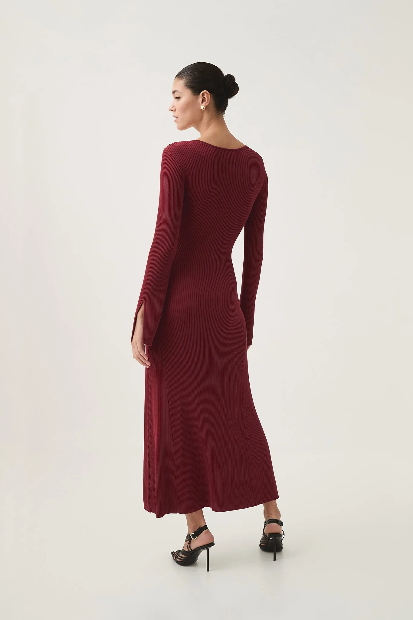 Zeitgeist Knit Midi Dress sold by Aje product image thumbnail 5