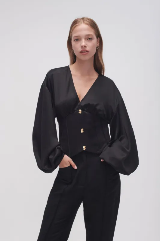 Spirit Corsetted Blouse sold by Aje