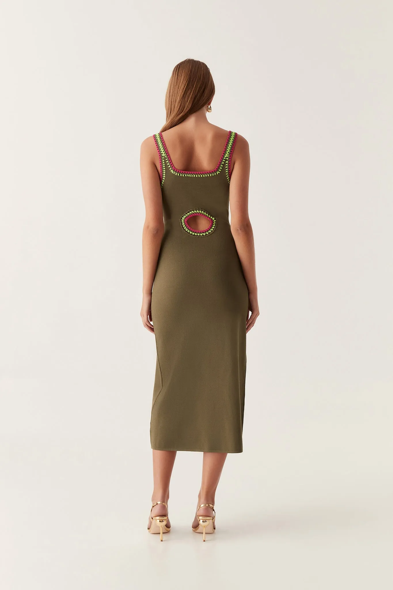 Tazia Crochet Edge Midi Dress sold by Aje product image thumbnail 5