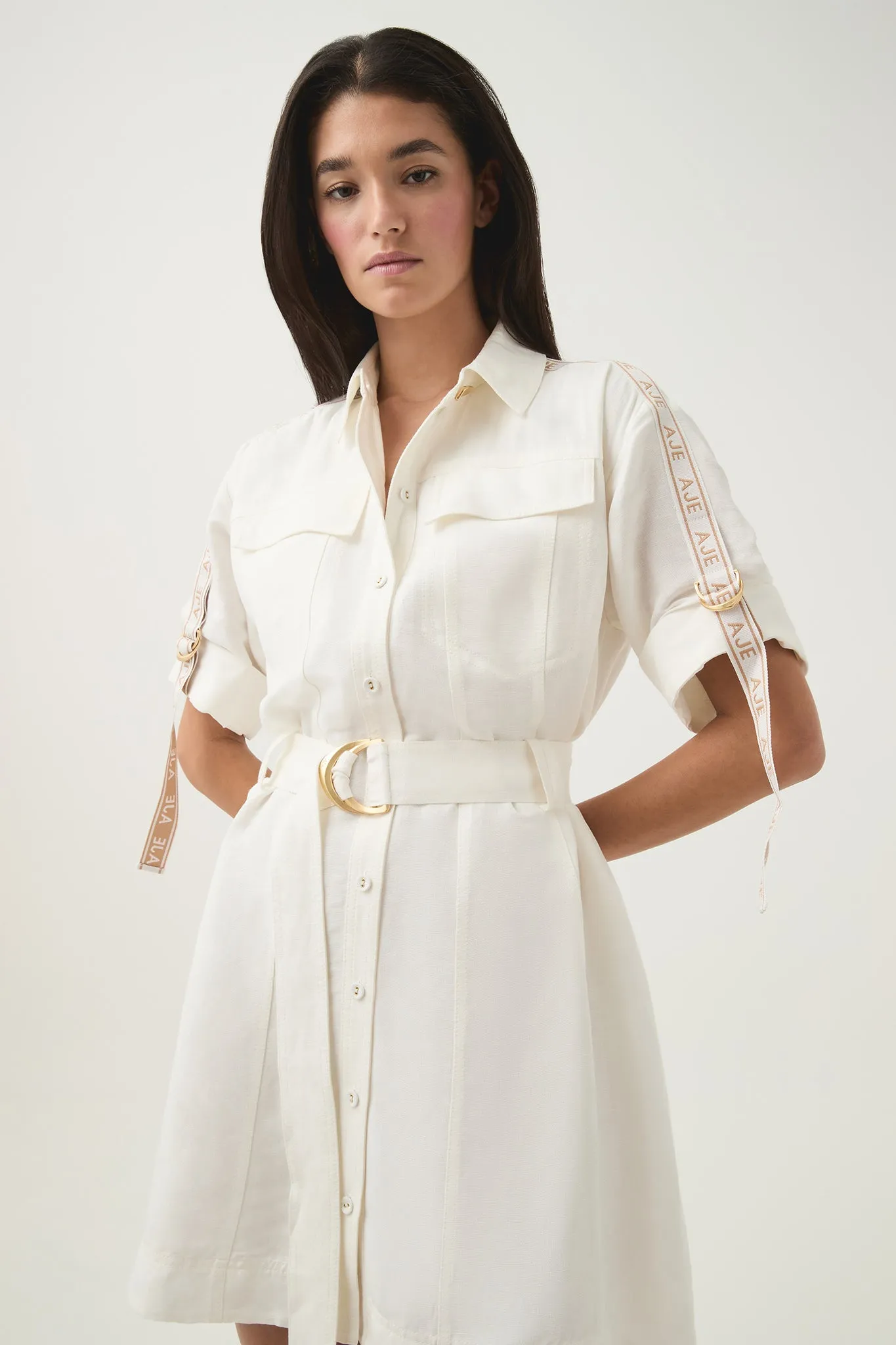 Principle Logo Mini Dress sold by Aje product image thumbnail 3