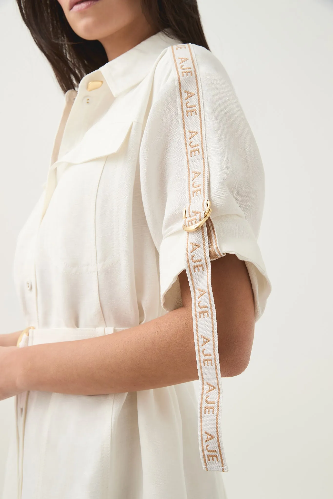 Principle Logo Mini Dress sold by Aje product image thumbnail 4