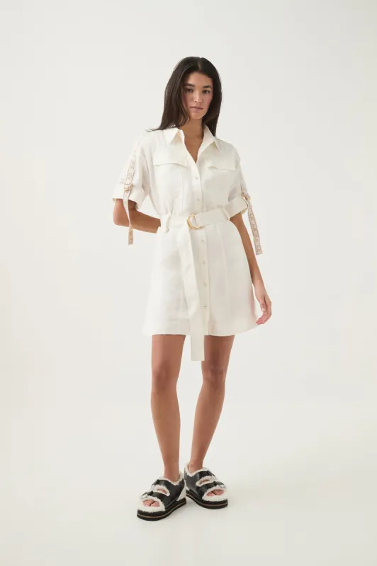 Principle Logo Mini Dress sold by Aje
