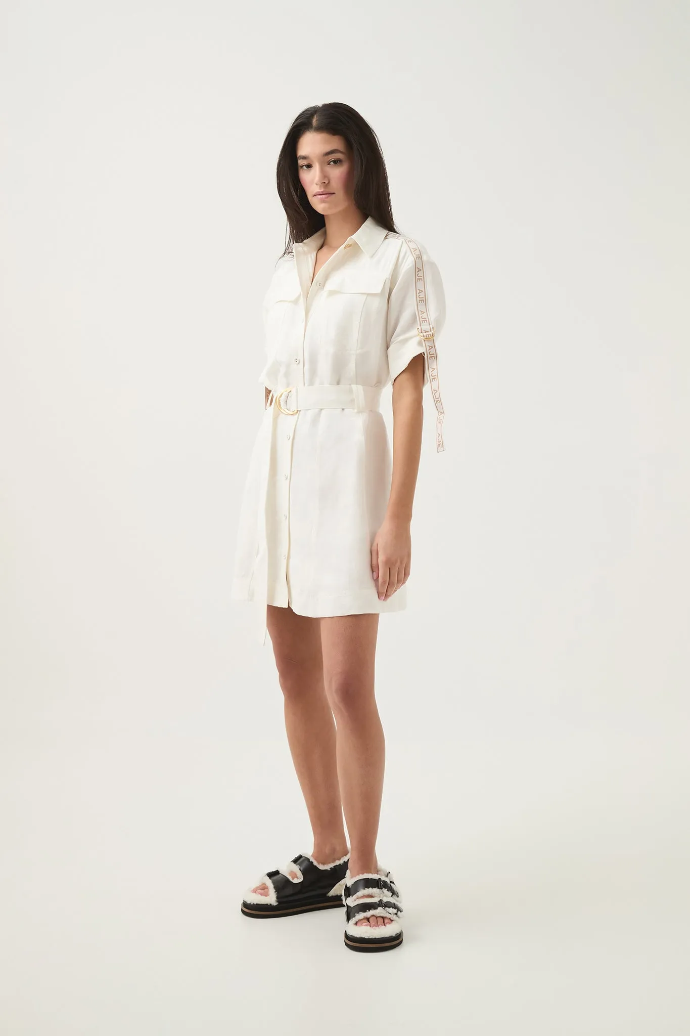Principle Logo Mini Dress sold by Aje product image thumbnail 5