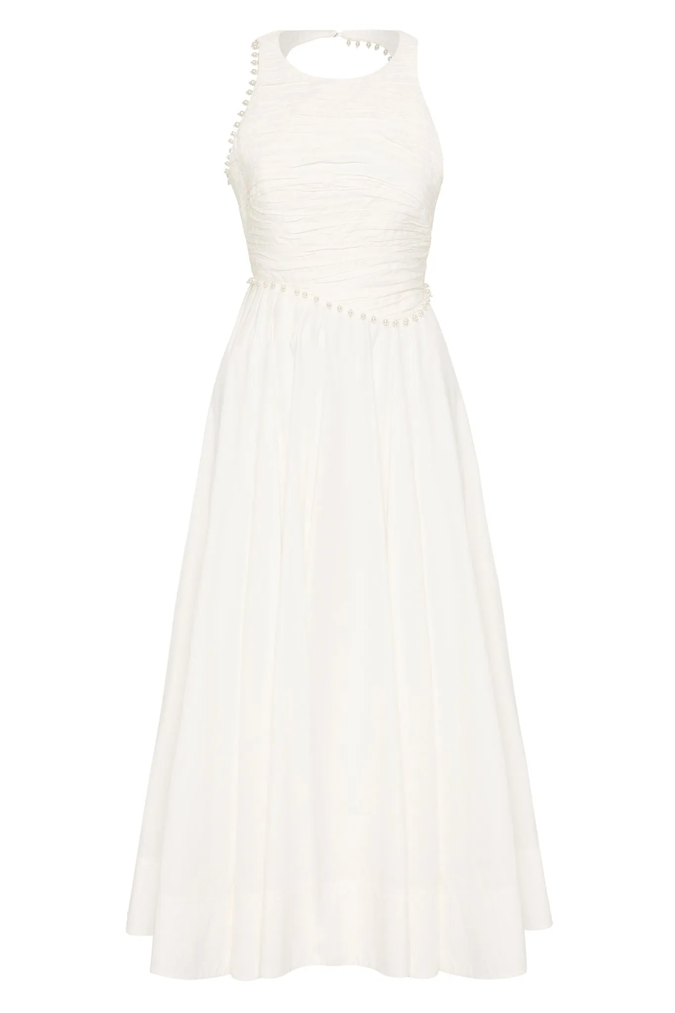 Florence Pearl Trim Midi Dress sold by Aje product image thumbnail 2