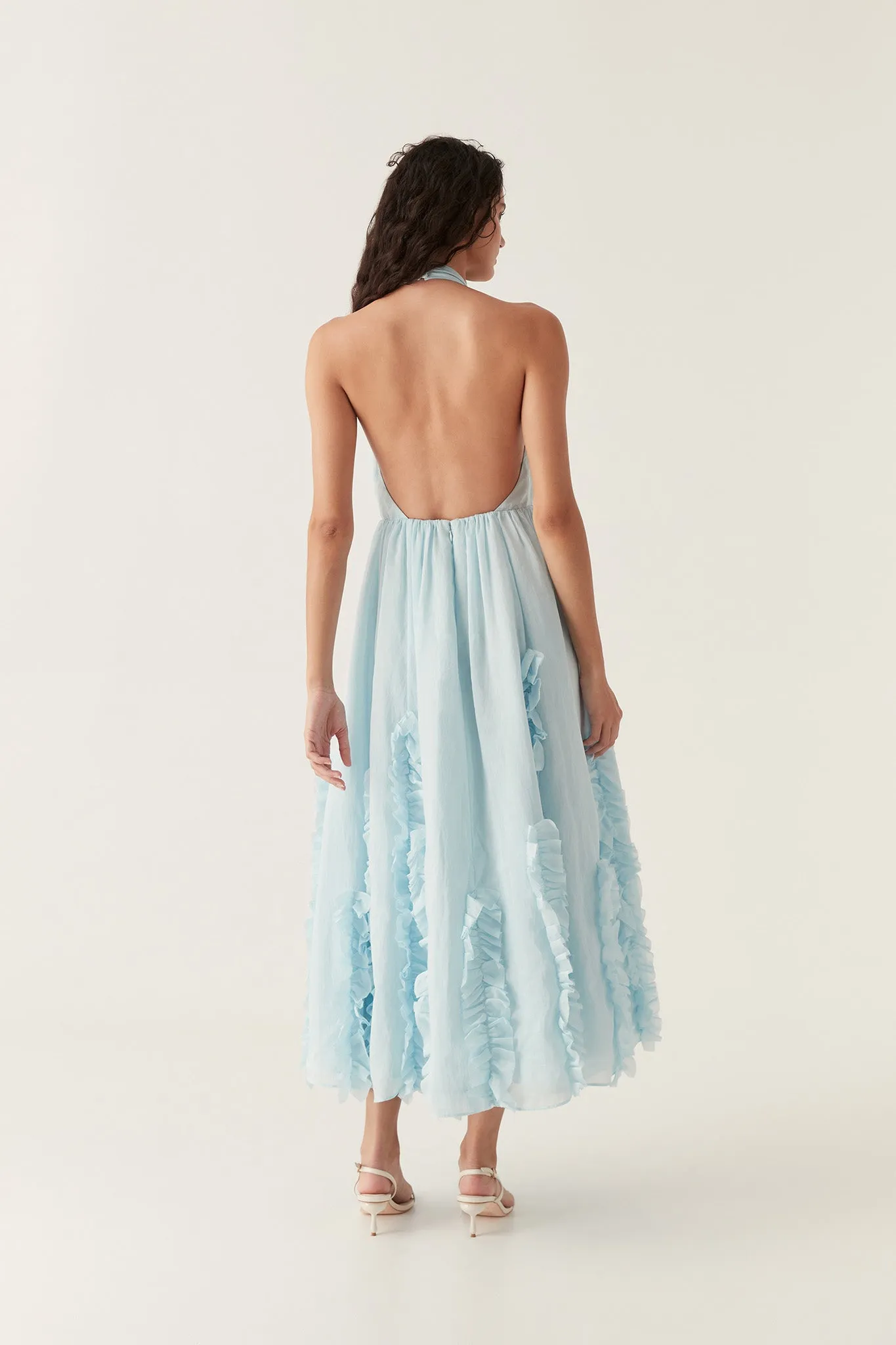 Hilma Frill Maxi Halter Dress sold by Aje product image thumbnail 5