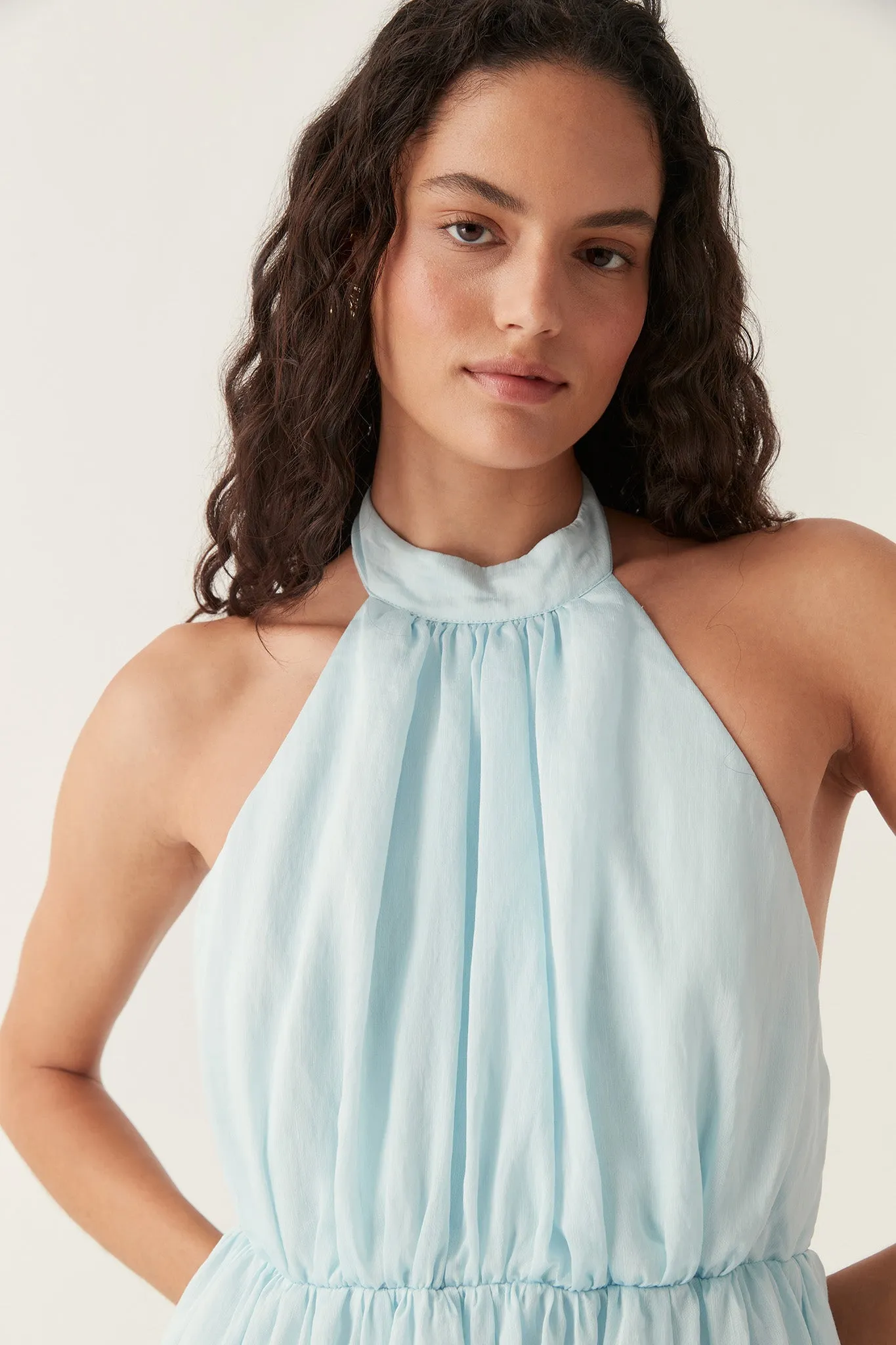 Hilma Frill Maxi Halter Dress sold by Aje product image thumbnail 4