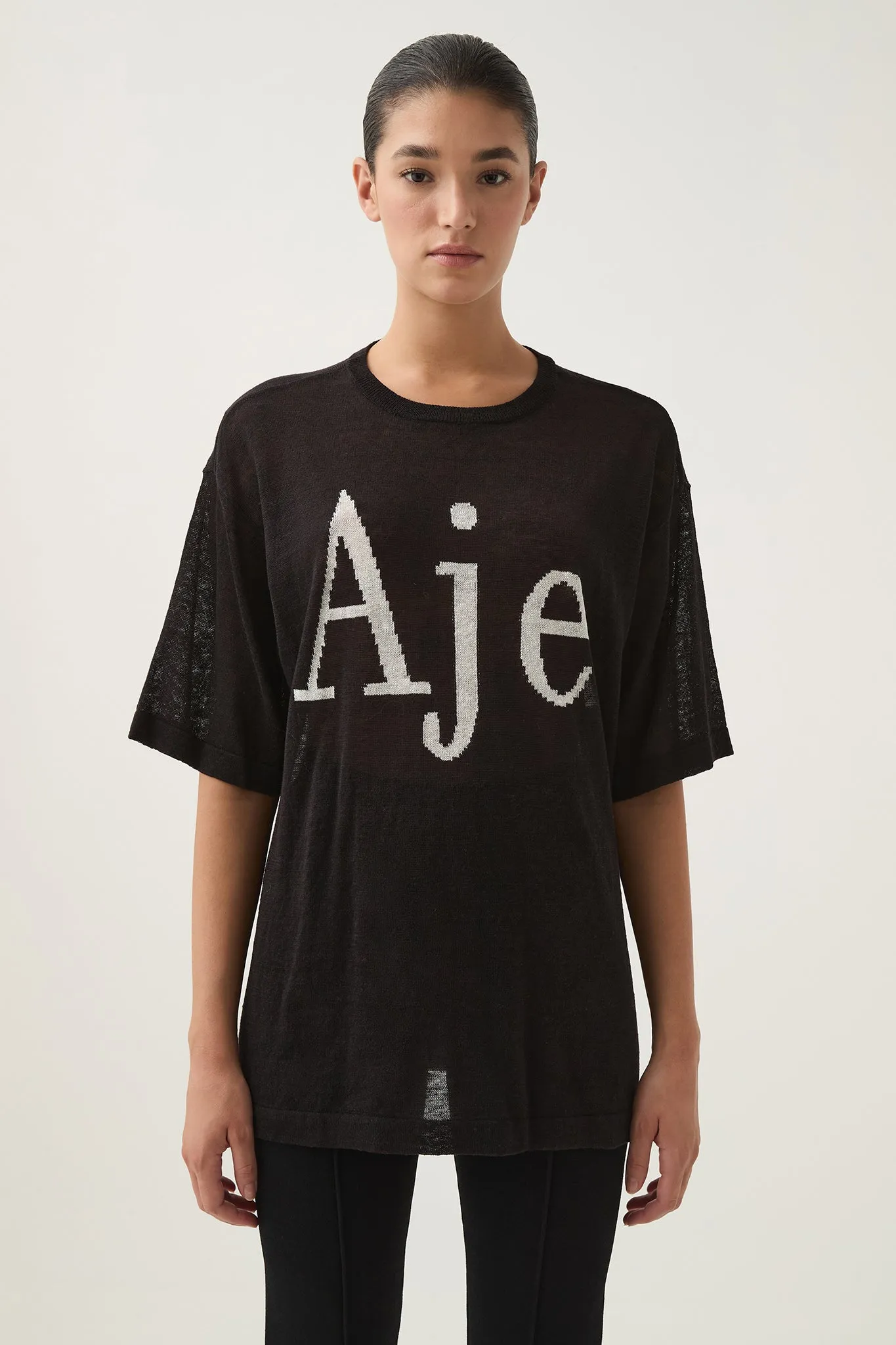 Elvira Oversized Linen Tee sold by Aje product image thumbnail 3