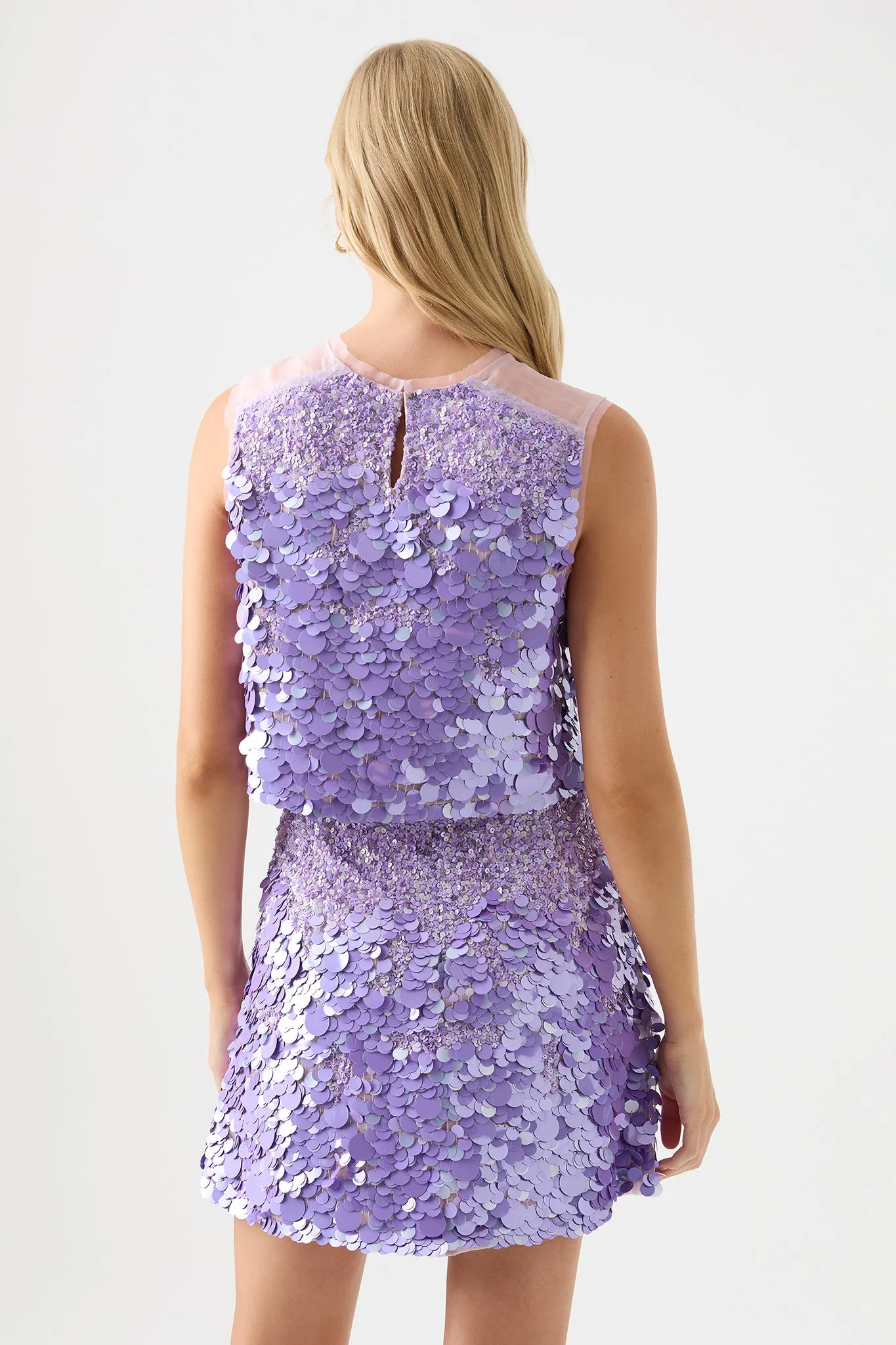 Celeste Sequin Shell Top sold by Aje product image thumbnail 5