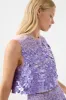 Celeste Sequin Shell Top sold by Aje