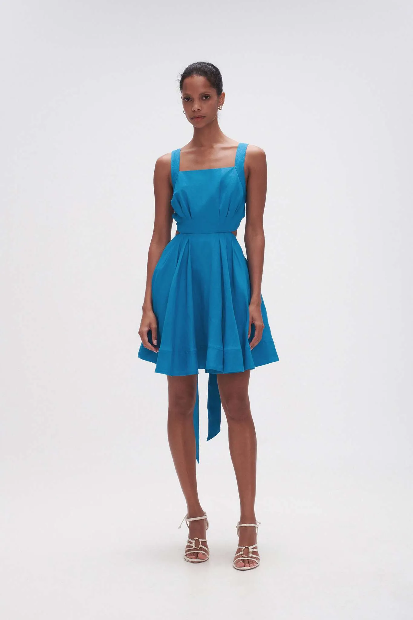 Clara Tie Back Mini Dress sold by Aje