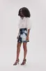 Enigma Denim Mini Skirt sold by Aje