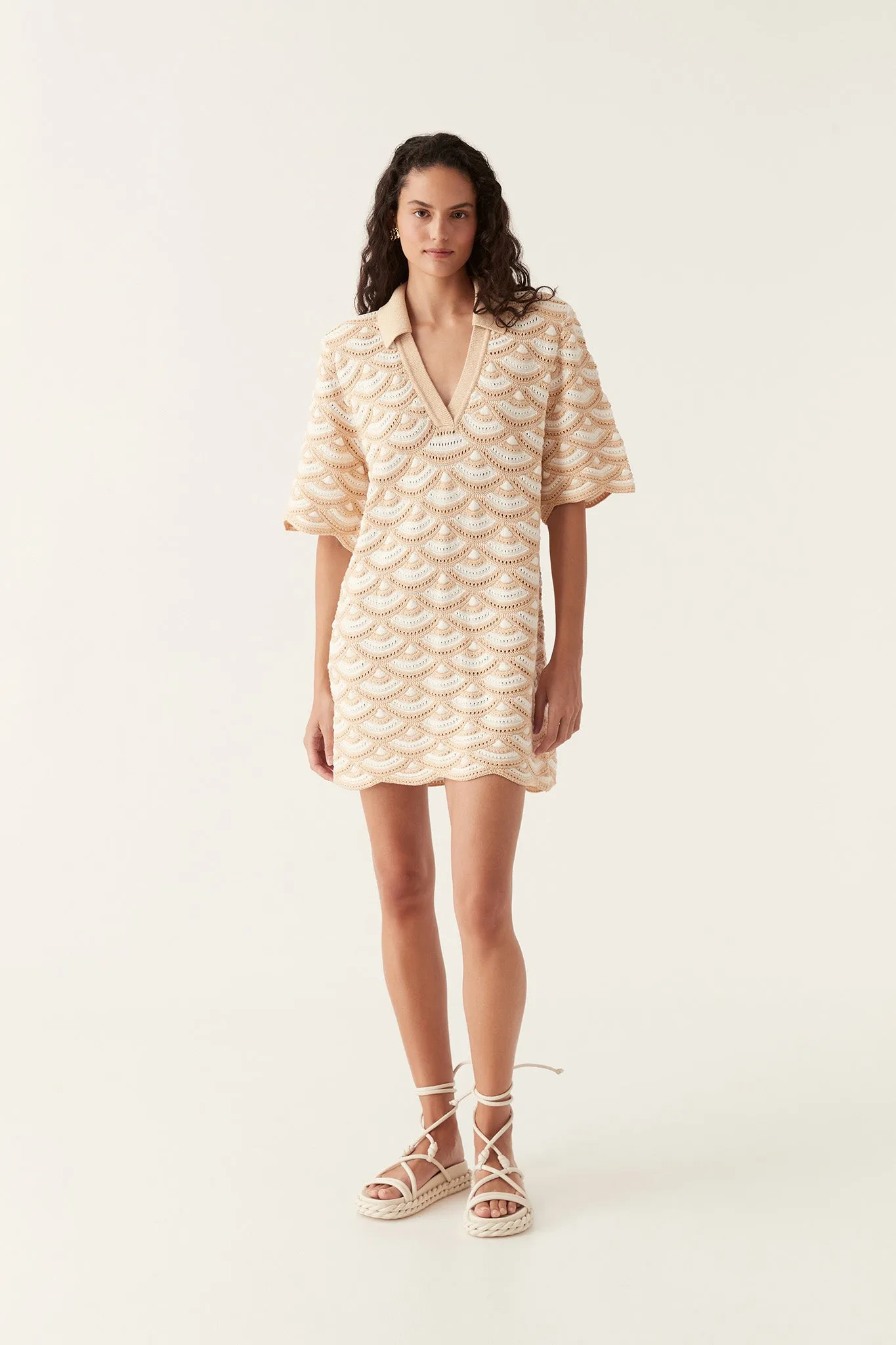 Dreamer Knit Mini Dress sold by Aje product image thumbnail 3