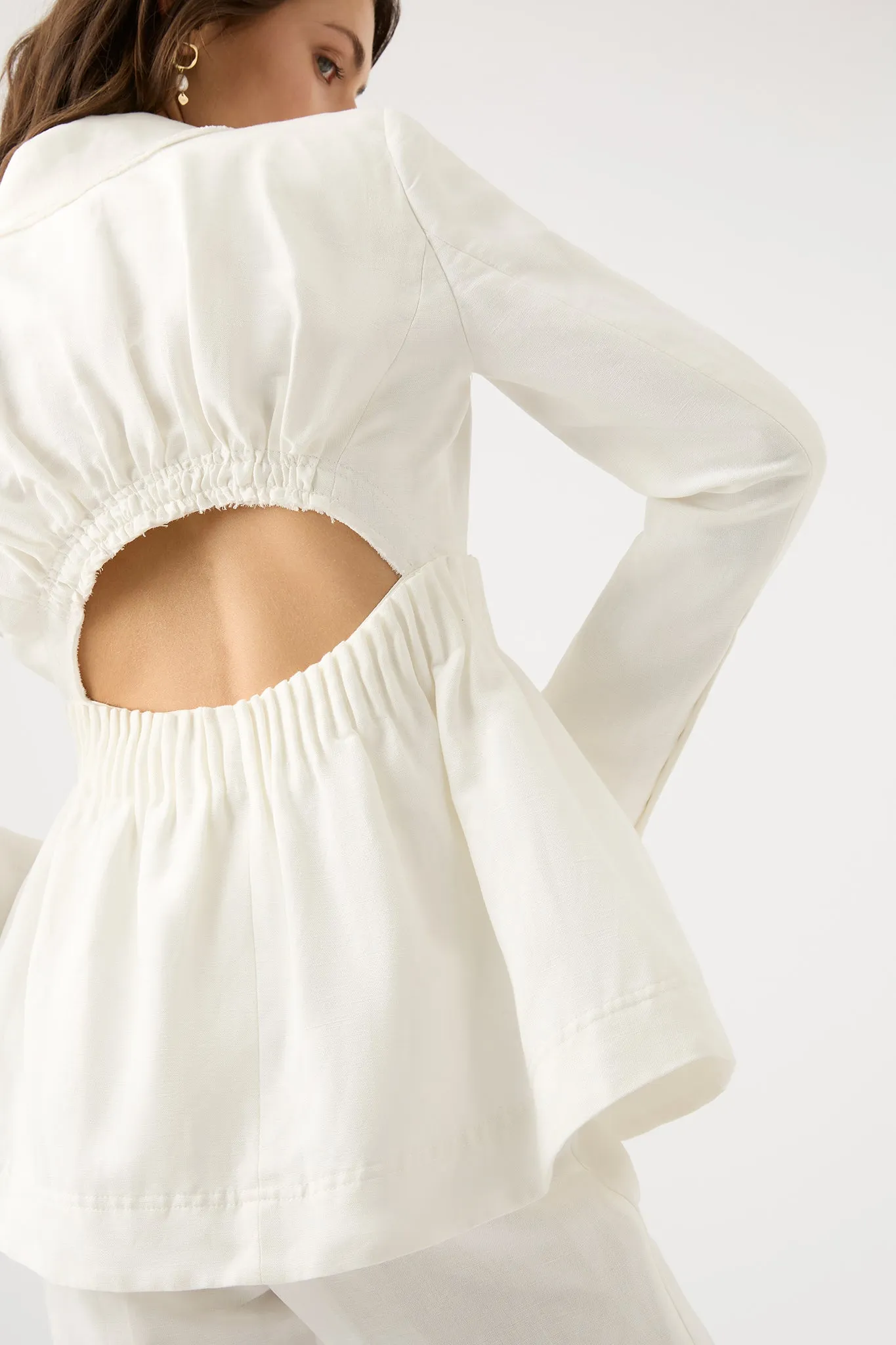 Elle Cartridge Pleat Jacket sold by Aje product image thumbnail 5