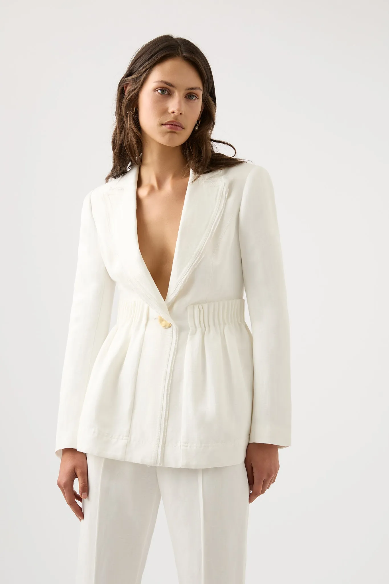 Elle Cartridge Pleat Jacket sold by Aje product image thumbnail 3