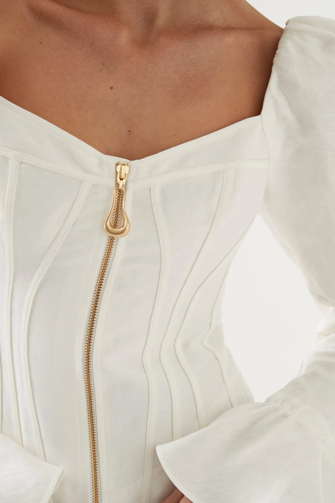 Giselle Long Sleeve Corset Top sold by Aje product image thumbnail 5